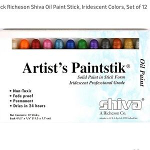 Shiva Artist’s Paintstick J. Richeson Oil Stick Iridescent Professional Grade
